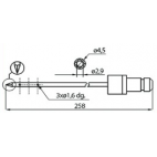 Dorit  L258 4.5mm (3 Edge Tip)  Injector Needles
